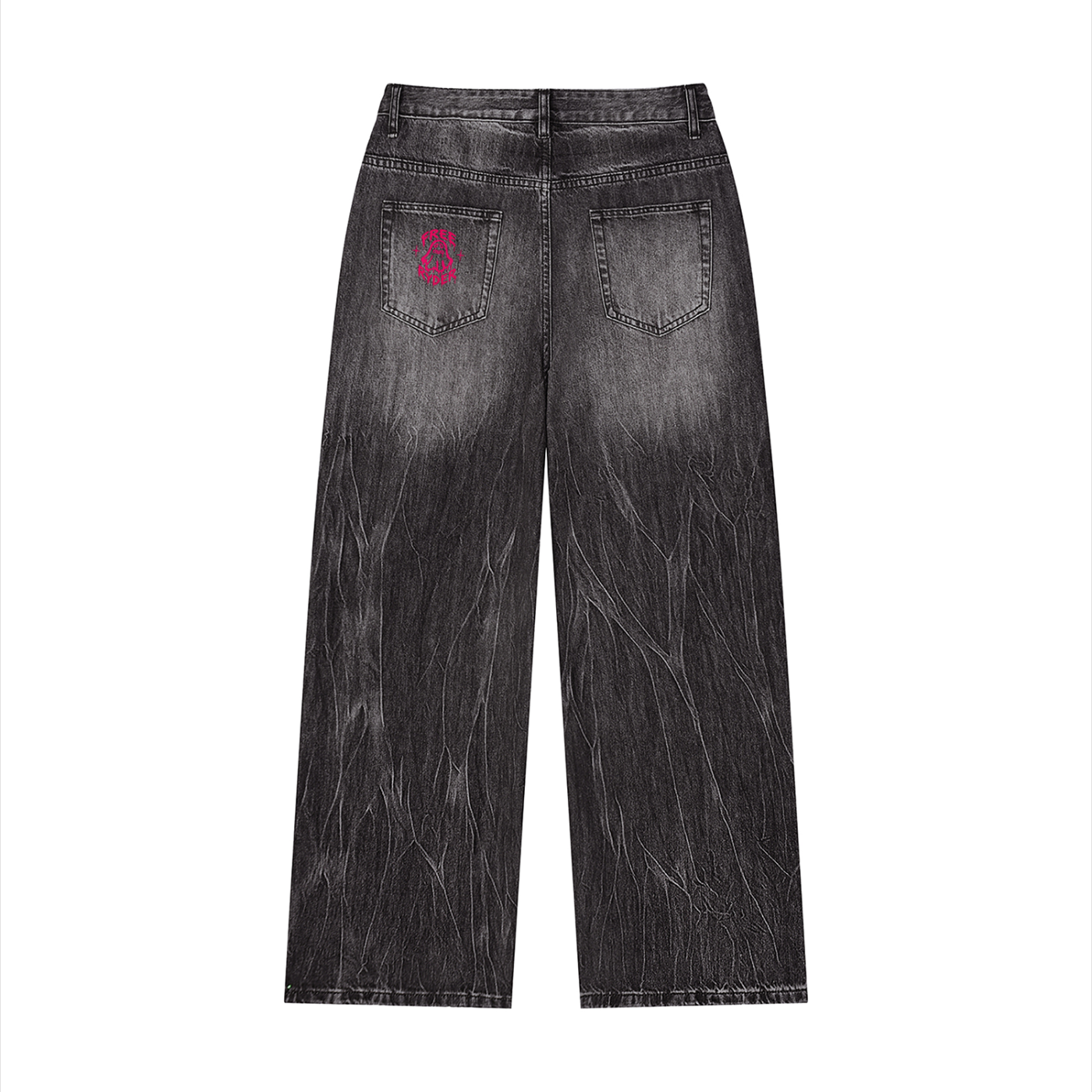 Freeryder black baggy jeans