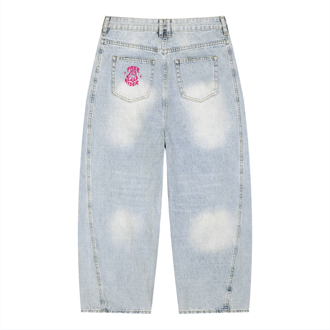 Freeryder light blue baggy jeans