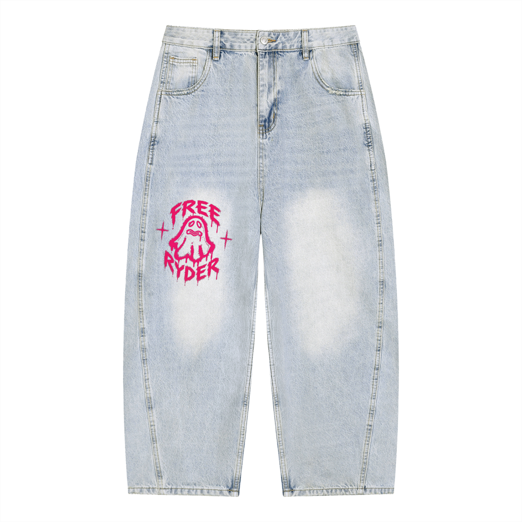 Freeryder light blue baggy jeans